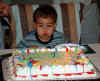 Max blowing out his candles; 06/21/03